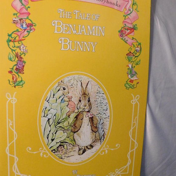 BEATRIX POTTER JUMBO STORY BOOKS BENJAMIN BUNNY TIMMY TIPTOES THE FLOPSY BUNNIES - Picture 4 of 10